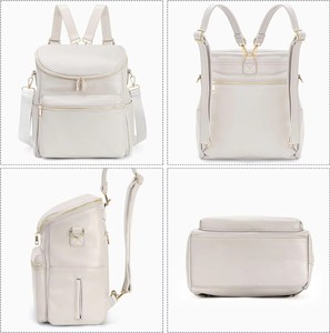 Zaini Multifunzione in Pelle di Grande Capacità per Mamme, <span class=keywords><strong>Borse</strong></span> per <span class=keywords><strong>Pannolini</strong></span> da Viaggio alla Moda - Product Image 3