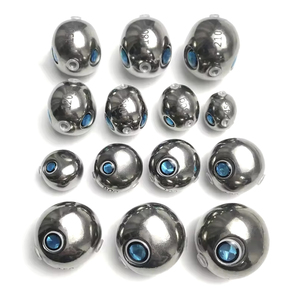 AGITEK Tête d'oiseau à haute gravité spécifique Plombs de pêche en tungstène Poids différent Plombs de pêche en tungstène Jig Accessoires de pêche - Product Image 5
