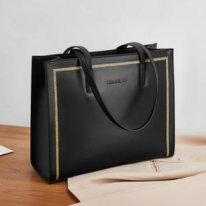 中国最佳供应商方形手提包手袋优雅刺绣大皮包和皮革手袋2021 - Product Image 1