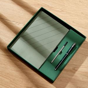 Khuyến mãi Chất lượng cao tùy chỉnh Nhật Ký máy tính xách tay Bộ quà tặng sang trọng PU da Hộp quà tặng máy tính xách tay và bút máy tính xách tay Bộ quà tặng - Product Image 4