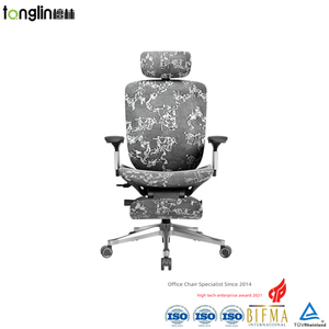 Chaise de bureau ergonomique de luxe au design moderne en gros, avec <span class=keywords><strong>repose</strong></span>-pieds, pivotante à 360°, réglable en hauteur, chaise de jeu - Product Image 2