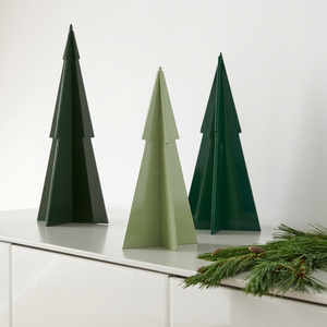 <b>Modern</b> Foldable Resin Handmade Eco-Friendly Waterproof <b>Christmas</b> <b>Tree</b> Decor Set Green Pine Shape Tabletop Indoor Artificial <b>Tree</b> - Product Image 1