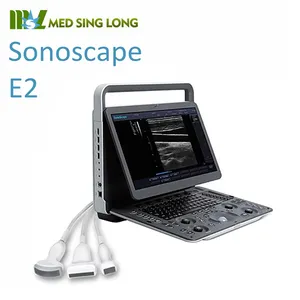 SonoScape E2pro เครื่อง Doppler Echo เครื่องอัลตราซาวนด์ USG พร้อมฟังก์ชั่น TDI CW PW