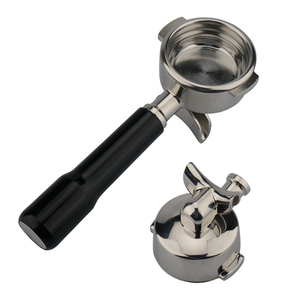 Macchine per caffè Espresso 58mm beccuccio 304 acciaio inossidabile E61 universale nero beccuccio caffè doppio aperto - Product Image 1