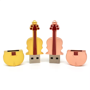 Đáng yêu kim loại nhạc cụ thiết kế 1GB 2GB USB <span class=keywords><strong>FLASH</strong></span> Ổ đĩa mới 2.0 3.0 Pendrive đĩa USB Bộ nhớ thanh giảm giá cung cấp - Product Image 2