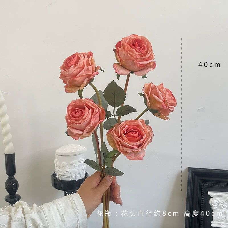 Ins wind monet garden rouge pink 10-high
