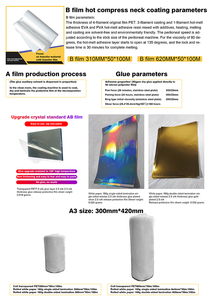 Ocbesetjet Tùy Chỉnh 60Cm * 100M A + B Chuyển Cuộn Dtf Pet UV Giấy Phim Cho L1800 1390 P800 P600 R3000 Máy In 3880 - Product Image 5