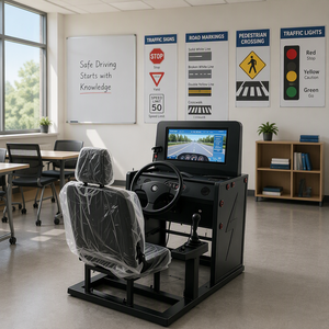Simulatore di Guida <span class=keywords><strong>Auto</strong></span> Elettrica per Scuole Guida - Allenamento Pratico per Età 12+ - Product Image 6