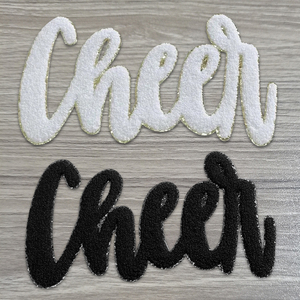 Écusson de broderie Cheer personnalisé repassant sur les accessoires vestimentaires avec des patchs tissés à <span class=keywords><strong>coller</strong></span> à prix d'usine - Product Image 5