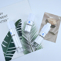 Flacon pompe airless vide en acrylique 15ml 30ml 50ml, couleur personnalisée, avec mécanisme rotatif, pour sérum et lotion cosmétique