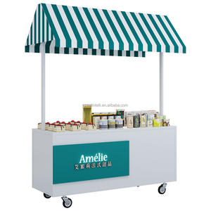 Remorque alimentaire chariots de vente de nourriture de rue camion de restauration rapide mobile van 3 grosse roue vélo de bière électrique - Product Image 4