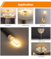 Bombilla LED G4 Tipo Maíz, AC/DC 12V 2W, Sin Parpadeo, Mini, Alto Brillo, Ahorro de Energía, Lámpara de Doble Pin para Lámparas de Araña y de Pared