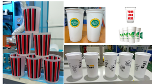 Multicolor PP PET <strong>Plastic</strong> <strong>Cup</strong> Printing <strong>Machine</strong> Automatic Stadium <strong>Cups</strong> Printer With LED Uv Curing - Product Image 5