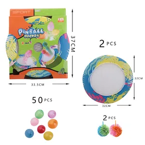 Summer Outdoor Play Games Kids Outdoor Sport Funny Water Cloth Pat Balloon Racket Water Toy