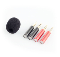 Vente chaude Usine 3 pôles 4 pôles Mini Portable android 3.5mm Mini Micro Portable téléphone intelligent Microphone pour téléphone intelligent