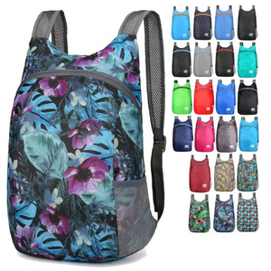Biểu Tượng Tùy Chỉnh Gấp Giá Rẻ Lưu Trữ Schoolbag Hoa Mô Hình Trọng Lượng Nhẹ Du Lịch Ngoài Trời Phụ Nữ Ba Lô - Product Image 1