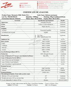 Склад США/ЕС, оптовая продажа, Экстракт Семян Расторопши, порошок, Силимарин 80%, экстракт расторопши - Product Image 5