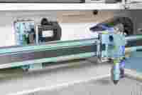 Machine de découpe et de gravure laser 80W/100W/120W, découpeuse laser CNC pour planches, plastique, tissu, mousse, feuilles, céramique, verre, acrylique