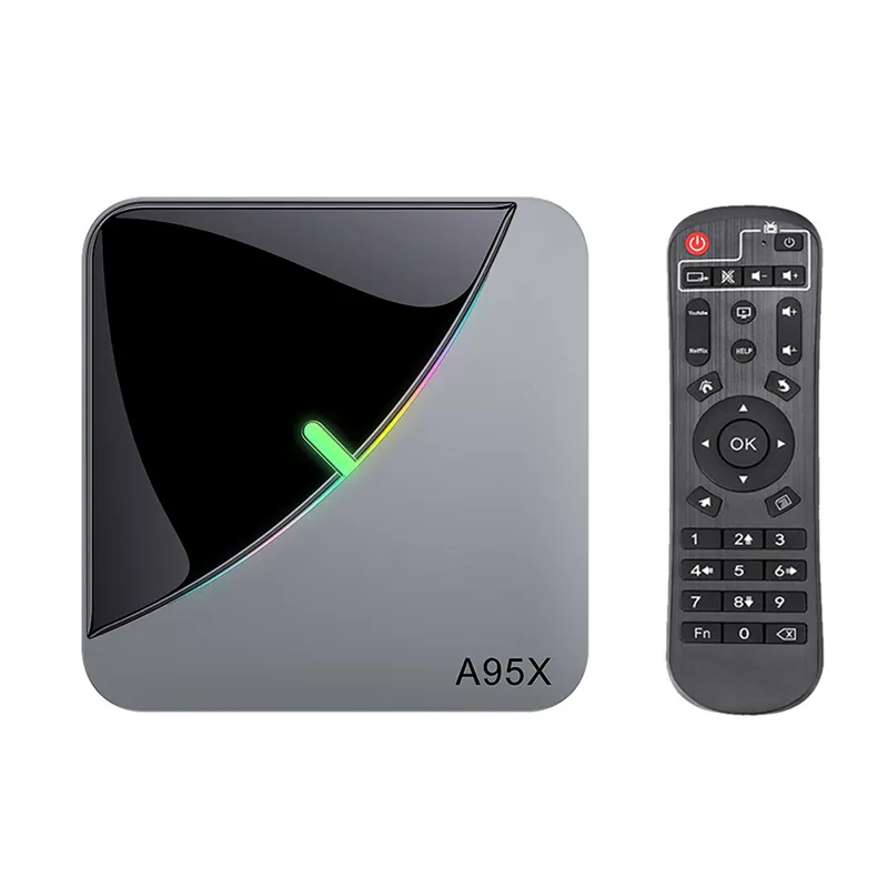 A95xf3 không khí thông minh TV Set-Top Box Android 9 dual-band Wifi HD cực màu s905x3 TV Set-Top Box