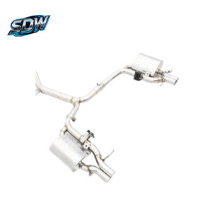 Système d'échappement à haut débit avec soupapes pour Mercedes Benz Classe C W205 W206 C200 C300 <span class=keywords><strong>C43</strong></span> <span class=keywords><strong>AMG</strong></span> C63 <span class=keywords><strong>AMG</strong></span> Performance Catback Exhaust - Product Image 4