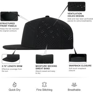 High Quality Hip-Hop With Custom Embroidery Logo Fitted Unisex Wholesale Flat Waterproof and Sunshade <b>Baseball</b> <b>Cap</b> - Product Image 4