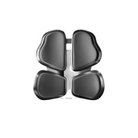 Coussin de soutien lombaire ergonomique pour voiture, dossier réglable pour siège auto, protection respirante pour la taille, soulagement de la fatigue au volant
