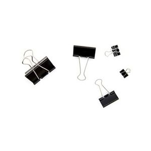 Custom Brand Logo Binder Black Office Clips Paper <b>Clamps</b> for Paperwork Document - Product Image 1