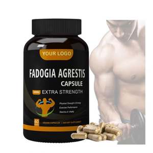 Cápsulas de Extracto de Fadogia Agrestis de 500 mg, Suministro de Fábrica, OEM, Cápsulas de Tongkat Ali y Fadogia Agrestis - Product Image 2
