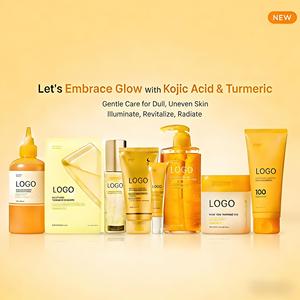 Kit de Soins Éclaircissants OEM à l'Acide Kojique et au Curcuma : Formule Hydratante Unifiante pour le Teint, Estompe les Taches Brunes, Haute Qualité - Product Image 1