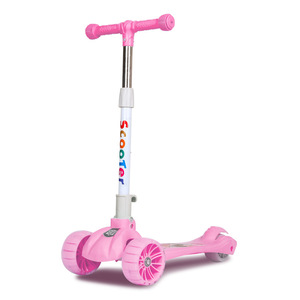 Trottinette pour enfants, 3 roues réglables, 10 pouces, pliable, en plastique Durable, vente directe d'usine - Product Image 1