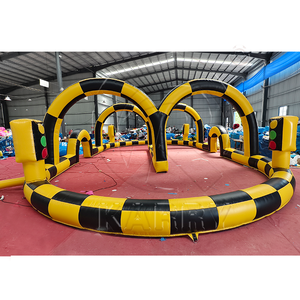Pista de Carreras Inflable para Niños con Material de PVC, Certificación CE, Garantía de <span class=keywords><strong>3</strong></span> Años, para Exteriores - Product Image 5