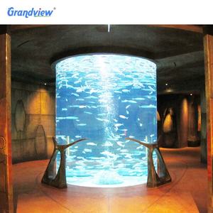 Nieuwe Ontwerp 1.5M Hoogte Acryl Aquaria Groothandel Grote Acryl Buis Cilinder Aquarium Groothandel - Product Image 3