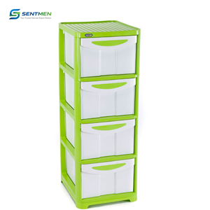 Duy Tan Plastic <b>Storage</b> Cabinet 4 Drawers Modern <b>Clothes</b> Organizer Unit Durable Bedroom Wardrobe for Kids Home - Product Image 6