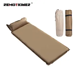 New Suede Automatic Inflatable Outdoor Portable Sleeping Pad Mattress Self-inflating Camping Mat