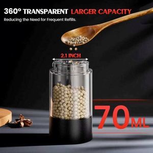USB Rechargeable Electric <b>Pepper</b> <b>Grinders</b> Automatic Rechargeable Salt and <b>Pepper</b> Mill Set With Rechargeable Base - Product Image 3