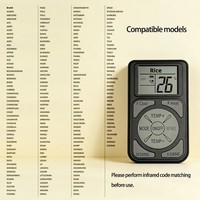 Télécommande universelle pour climatiseur mini LCD Q58, faible consommation d'énergie, portable, fabriqué en Chine