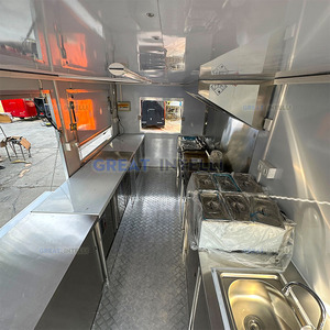 Cafe Catering Churros Pizza Mobile Bar Coffee Cart Food Truck food Trailer Fully Equipped Snack Food <b>Hotdog</b> Chips - Product Image 5