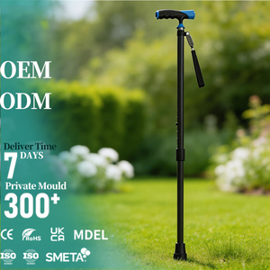 Bâton de marche antidérapant JINDA pour adulte, capacité de charge 100 kg, anti-chute, hauteur réglable, pour personnes âgées, usage domestique, design tendance - Product Image 1