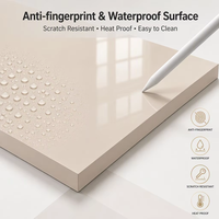 Panneau de particules PET écologique ENF 9mm 18mm 25mm, résistant aux salissures et aux rayures, avec film PVC/PET pour table et armoire