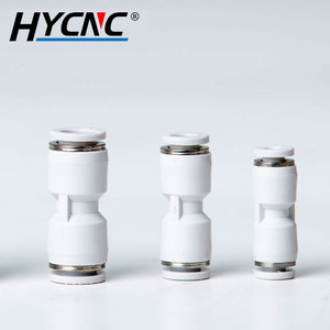 Accesorios de cilindro neumático de PU de inserción rápida Tubo de aire recto de plástico Conector rápido Acoplador rápido de plástico - Product Image 3