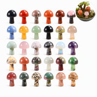 Vente en gros de chakra en cristal naturel style champignon Cadeau de décoration de la maison Ornement d'énergie de guérison unique Artisanat décoratif spirituel