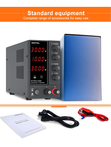 WANPTEK <span class=keywords><strong>30V</strong></span> 10A 벤치 DC 조정 전원 공급 장치, 수리, 실험실, 디자인, 학교, 테스트, 측정, 전동식, 충전, NPS3010W - Product Image 4