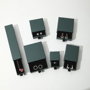 Caja de Cartón de Color Sólido al por Mayor, Caja para Joyería, Anillos, Pulseras, Collares, Embalaje Extraíble - Product Image 6