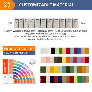 กระเป๋าช้อปปิ้งผ้าแคนวาสสีเขียวขี้ม้าคุณภาพสูง พิมพ์โลโก้ได้ตามสั่ง MOQ ต่ำ ทนทาน ขนาดใหญ่ จุของได้เยอะ พับเก็บได้ - Product Image 4