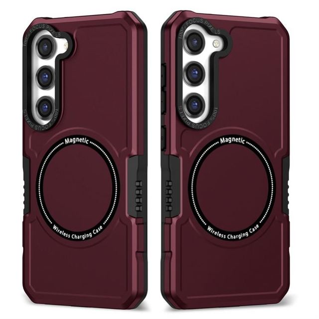 Flying New Model S23 Series Magnetic Wireless Charging 2-in-1 Mobile Phone Case for for S23 Plus/S23 Ultra Shockproof 6