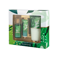 Coffret cadeau de parfum grenade 75ml 30ml crème pour les mains 236ml gommage pour le corps paquet de 3 pièces