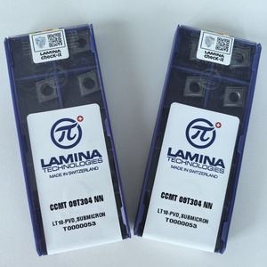 CCMT09T304NN LT10 Láminas de Carburo para Torno CNC, Insertos de Carburo de Tungsteno Personalizables, Recubrimiento PVD/CVD - Product Image 1