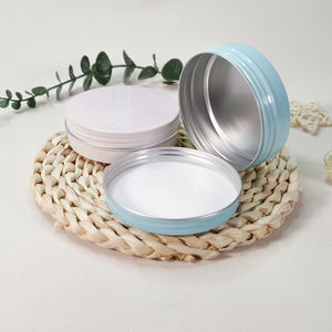 <span class=keywords><strong>Blue</strong></span> <span class=keywords><strong>Metal</strong></span> Packbox Große Größe 100ml 150ml 200ml Zinn gläser Kosmetik dosen behälter in Lebensmittel qualität 30ml 20ml Volumen Beauty-Aufkleber - Product Image 3