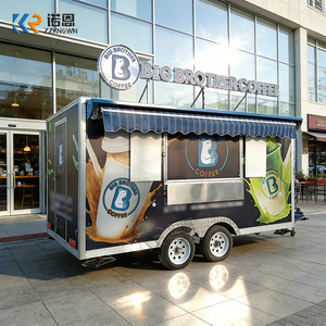 商用定制咖啡拖车出售 咖啡车制造商解决方案 适用于美国、欧洲、澳大利亚 食品拖车 - Product Image 5
