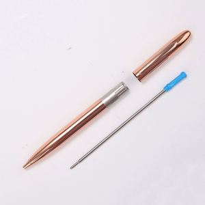 Silver Golden Color Promotion Customize Logo Twist Ballpoint Elegant <b>Pen</b> With Rose <b>Gold</b> Metal Clip - Product Image 2